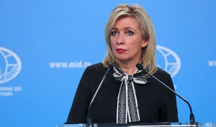Portavoz de la cancillería rusa, Maria Zakharova.