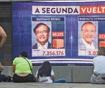 Tercer round en la segunda vuelta en Colombia.