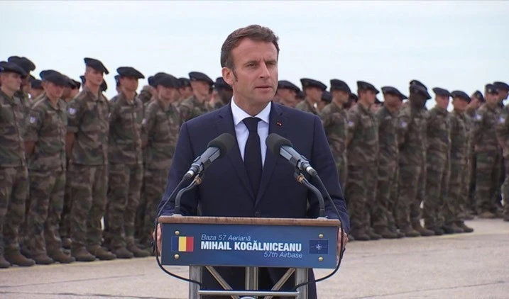 Emmanuel Macron, mandatario francés.