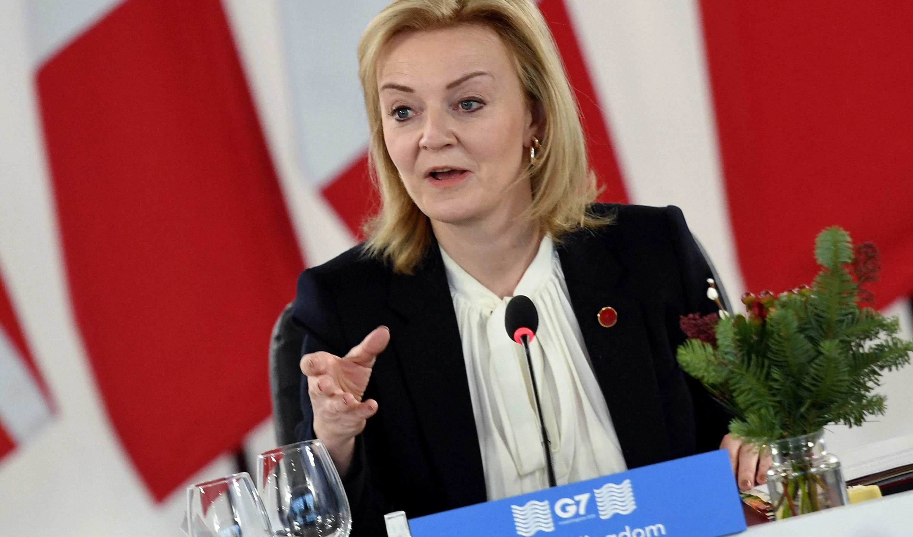Liz Truss, ministra británica de Asuntos Exteriores.