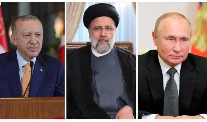 El presidente ruso, Vladimir Putin, y sus homólogos iraní, Ebrahim Raisi, y turco, Recep Tayyip Erdogan, participarán en la Reunión de Astana. El presidente ruso, Vladimir Putin, y sus homólogos iraní, Ebrahim Raisi, y turco, Recep Tayyip Erdogan, participarán en la Reunión de Astana.