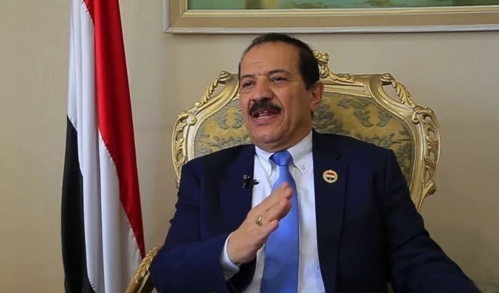 El ministro de Relaciones Exteriores del gobierno de Saná, Hisham Sharaf.