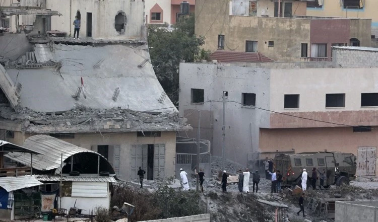 Enfrentamientos en la localidad de Jenin. Enfrentamientos en la localidad de Jenin.
