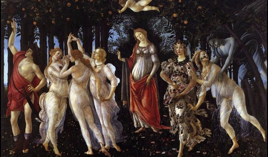 “La Primavera”, Galería Uffizi, Museo Estatal de Florencia, Toscana, Italia. Foto tomada de Flickr.