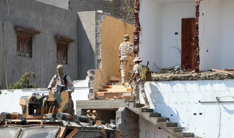 La zona de Al-Banz, que fue uno de los lugares con enfrentamientos más violentos.