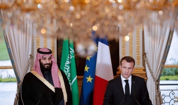 Macron recibirá a Bin Salman en el Palacio del Eliseo, en París.