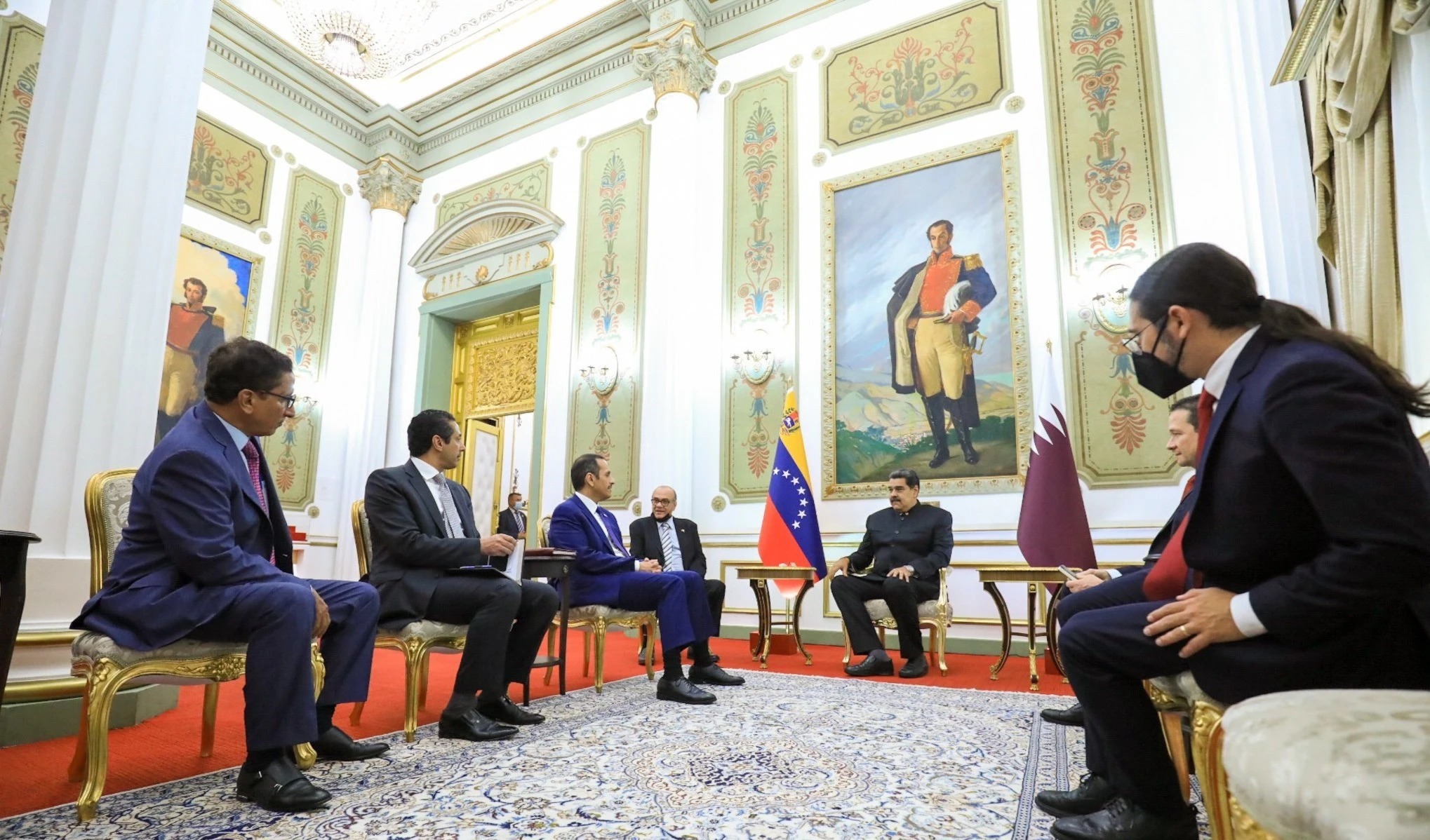 Presidente de Venezuela se reunión con Viceprimer Ministro de Catar