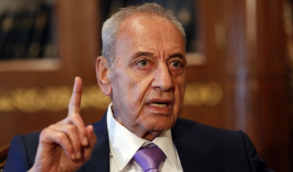 El presidente del parlamento libanés, Nabih Berri.