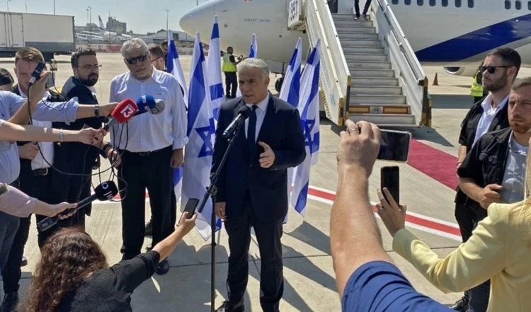 Yair Lapid, primer ministro israelí.