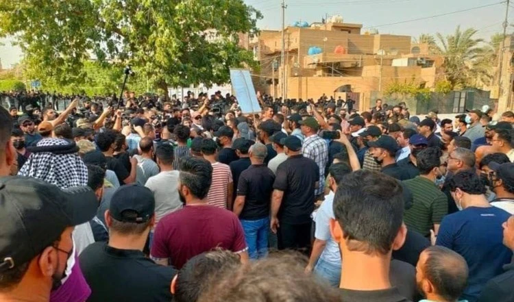 Partidarios del Marco de Coordinación llegaron hasta la Zona Verde de Bagdad.