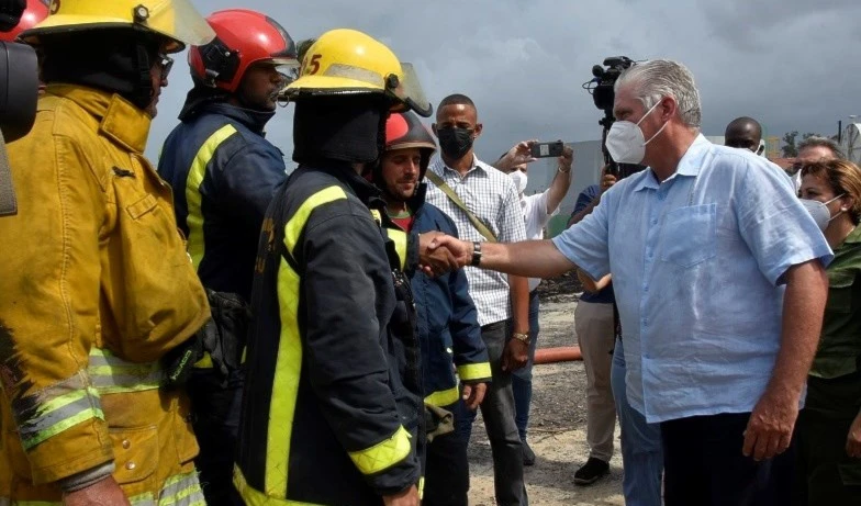 Incendio en Matanzas: "Hoy ha sido el mejor día, un día de victorias».