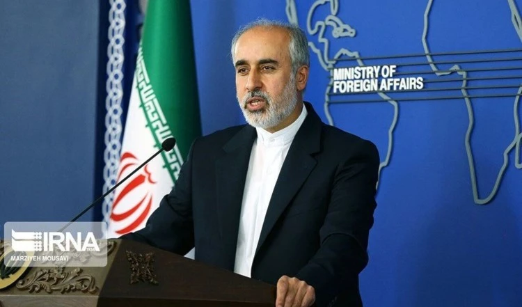 Nasser Kanaani, portavoz del Ministerio de Asuntos Exteriores iraní. Nasser Kanaani, portavoz del Ministerio de Asuntos Exteriores iraní.