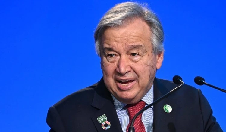 António Guterres, secretario general de la ONU.
