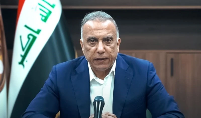 El primer ministro de Iraq, Mustafá al-Kazemi.