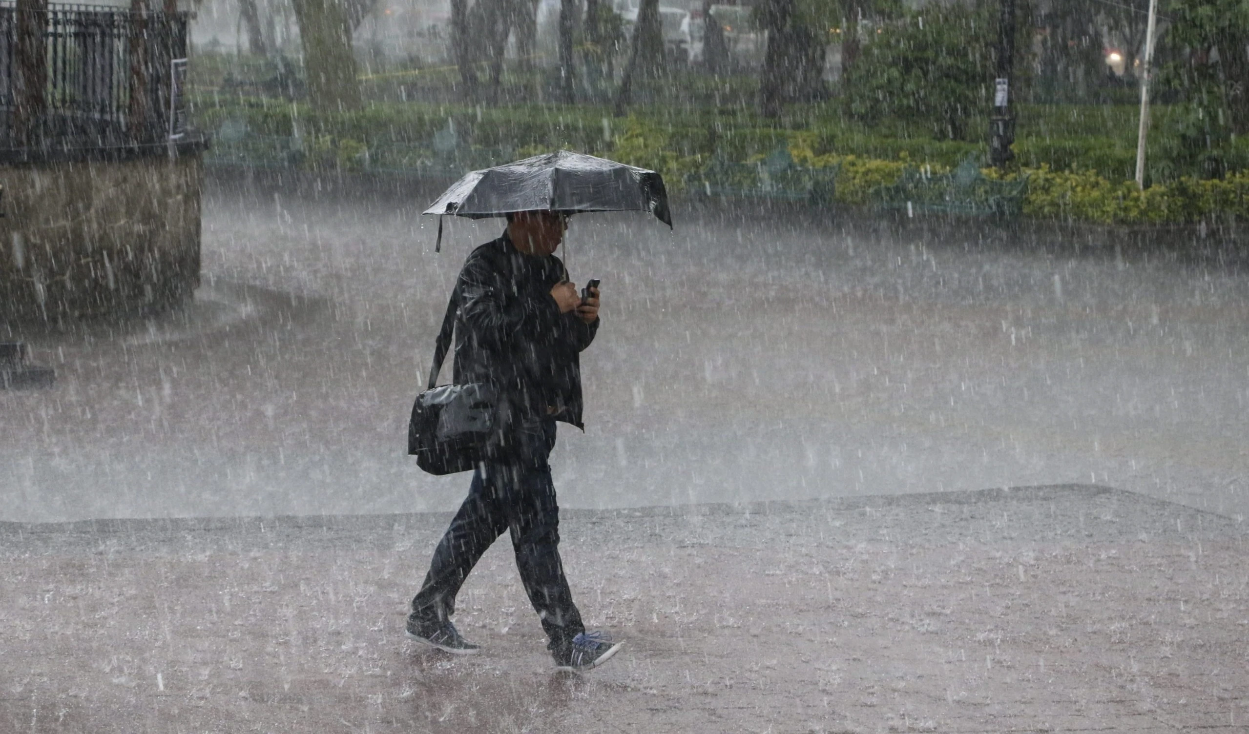 Imagen referencial de lluvias en República Dominicana