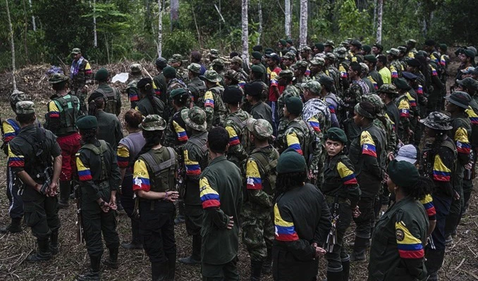 Miembros de las disidencias de las Farc.