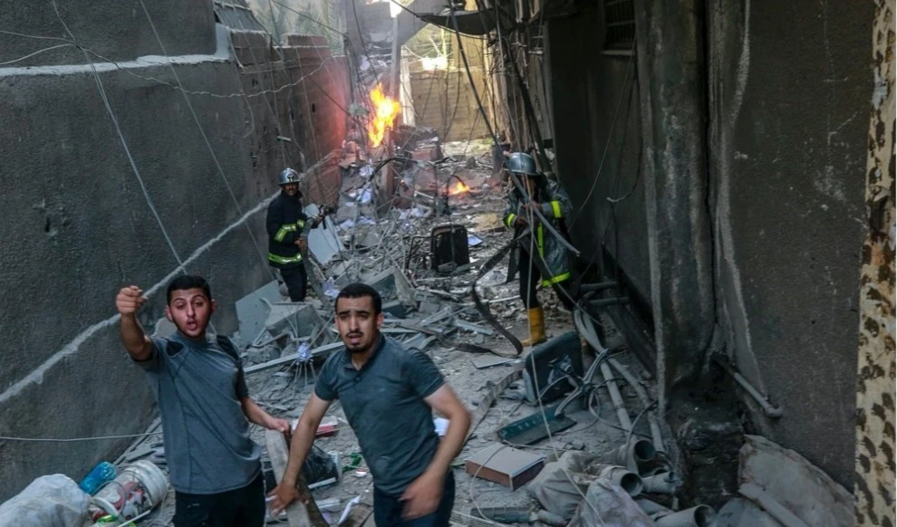 Israel bombardeó varios puntos de la resistencia en la franja de Gaza. Israel bombardeó varios puntos de la resistencia en la franja de Gaza.