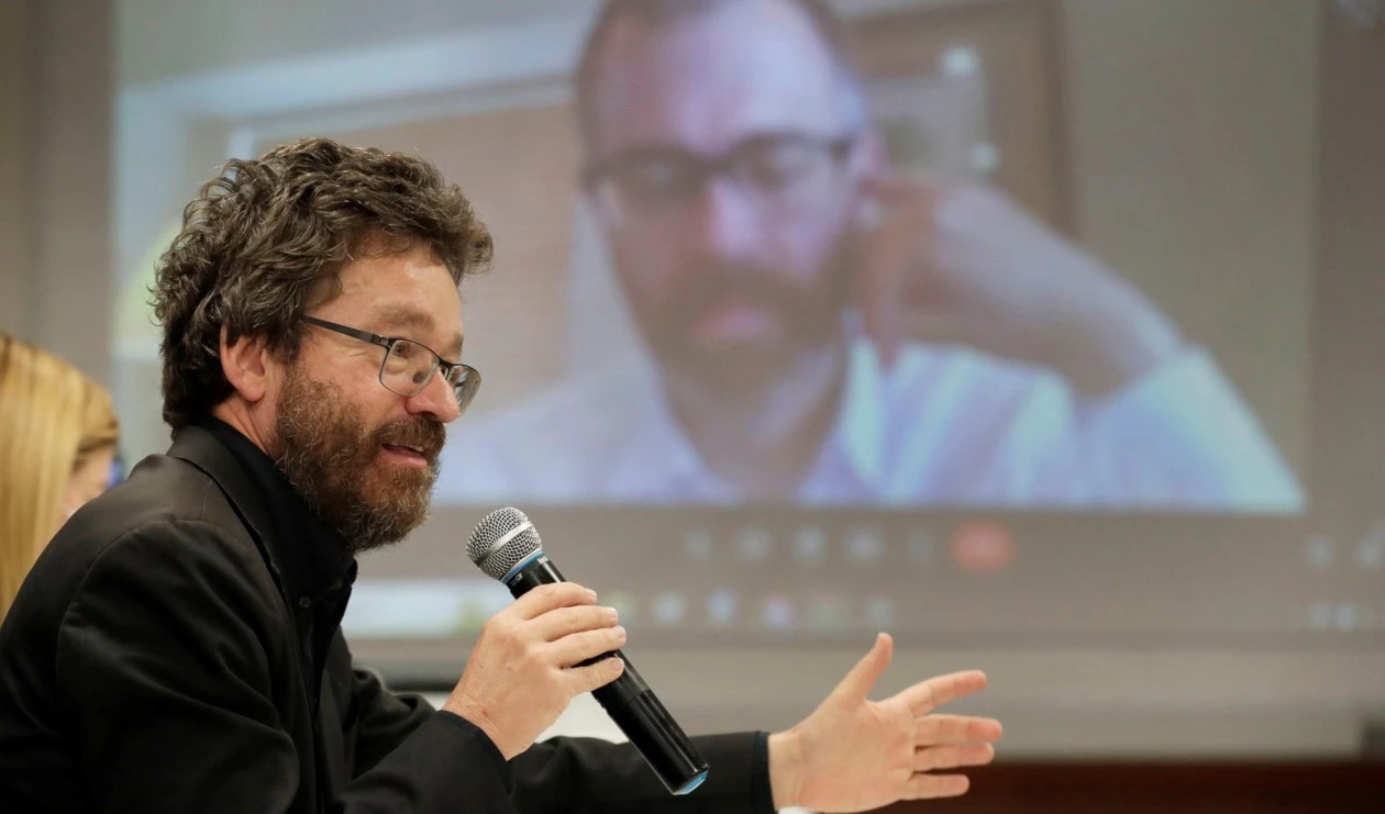 El comisionado de paz de Colombia, Alejandro Valencia, en Bogotá, el 4 de agosto de 2022.