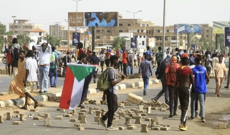 Manifestaciones en Sudán.