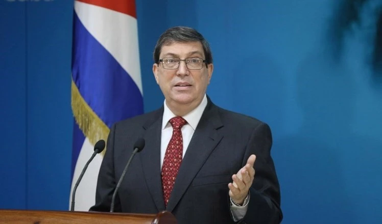 Bruno Rodríguez Parrilla, canciller cubano.