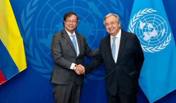 El presidente colombiano se encuentra en Nueva York para participar este martes en el 77 periodo de sesiones de la Asamblea General de la ONU.