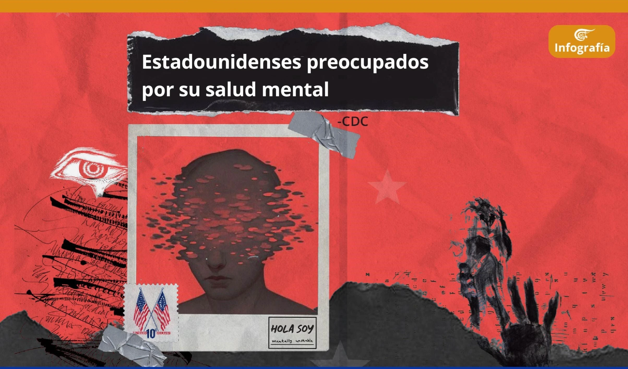 Estadounidenses preocupados por su salud mental