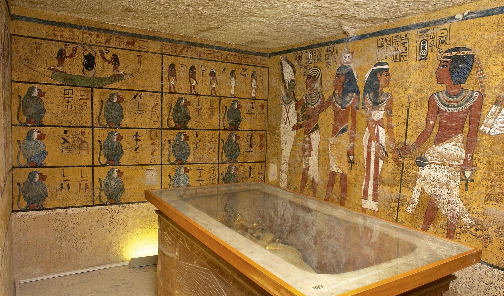 Tumba de Tutankamón. Foto: National Geographic.