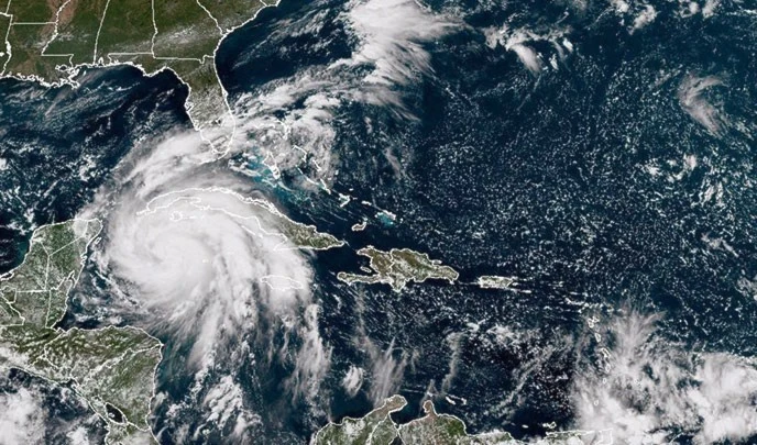 Huracán Ian. Foto: Redes.