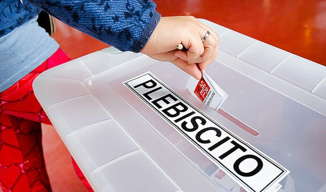 Plebiscito sobre nueva Constitución en Chile.