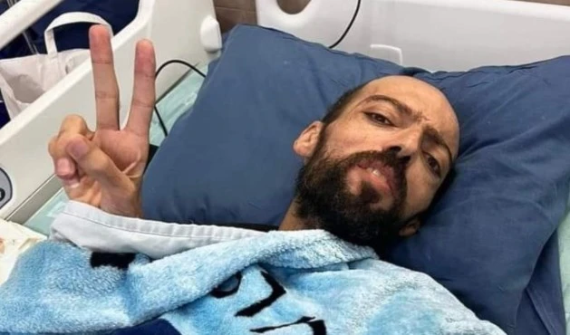 El exprisionero palestino Khalil Awawdeh. El exprisionero palestino Khalil Awawdeh.