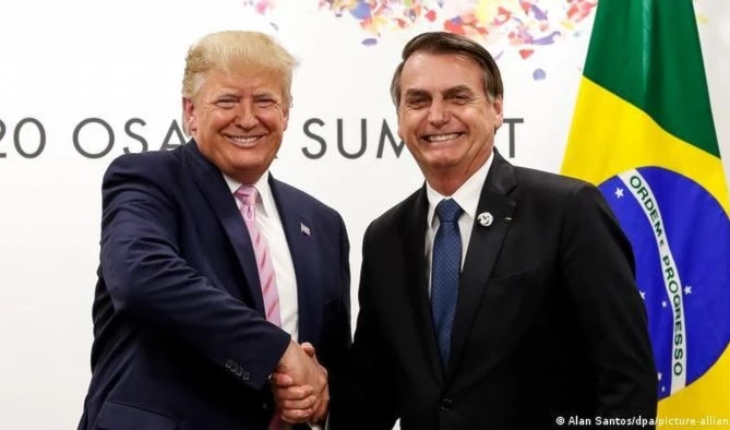 El expresidente de Estados Unidos Donald Trump y el actual mandatario brasileño, Jair Bolsonaro. El expresidente de Estados Unidos Donald Trump y el actual mandatario brasileño, Jair Bolsonaro.