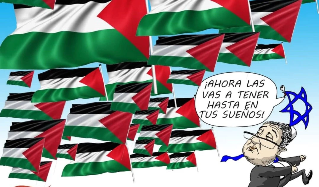 ¡Nuestra bandera no dejará de ondear jamás!