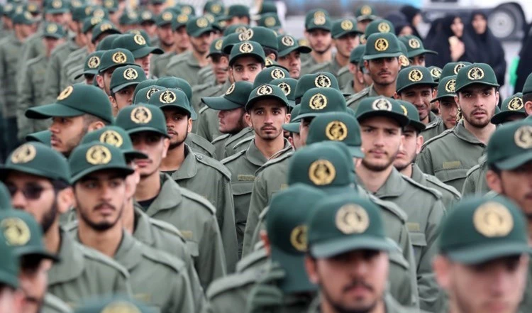 Efectivos del Cuerpo de la Guardia Revolucionaria de Irán. Efectivos del Cuerpo de la Guardia Revolucionaria de Irán.