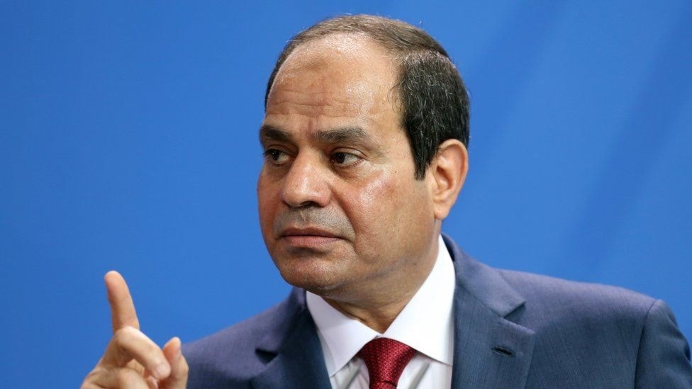 El presidente egipcio Abdel Fattah El Sisi.