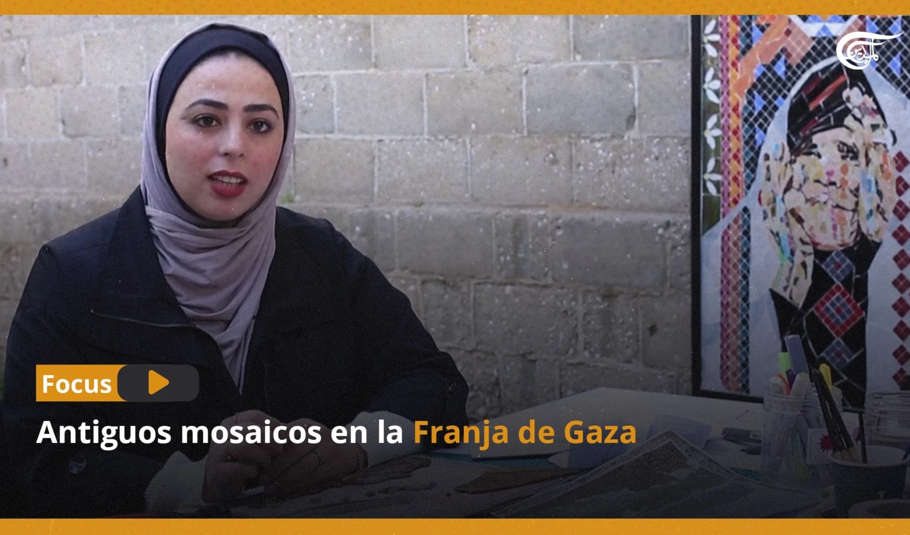 Antiguos mosaicos en la Franja de Gaza