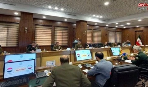 Encuentro entre delegaciones militares de Siria e Irán.