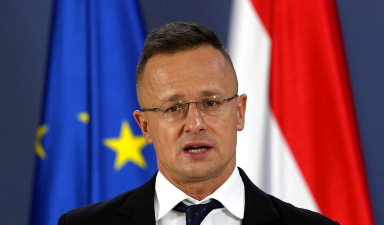 El ministro de Exteriores húngaro, Péter Szijjártó.