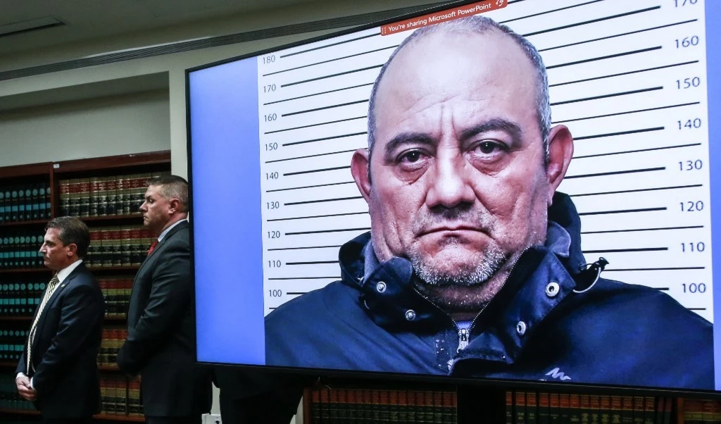 'Otoniel' se declara culpable de narcotráfico ante tribunal de EE.UU.