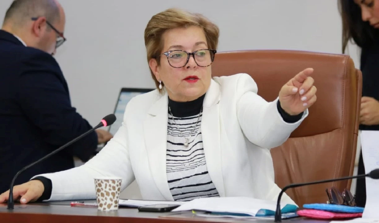 La ministra de Trabajo de Colombia, Gloria Inés Ramírez.