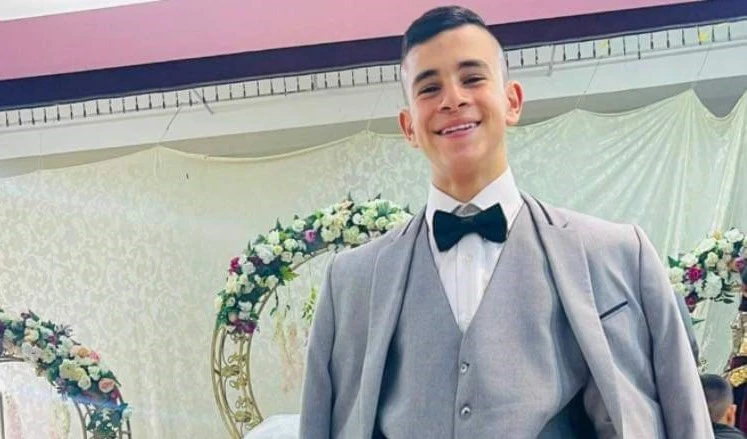 El joven palestino, Adam Issam Ayyad (de 16 años), fue asesinado por las fuerzas israelíes en Belén.