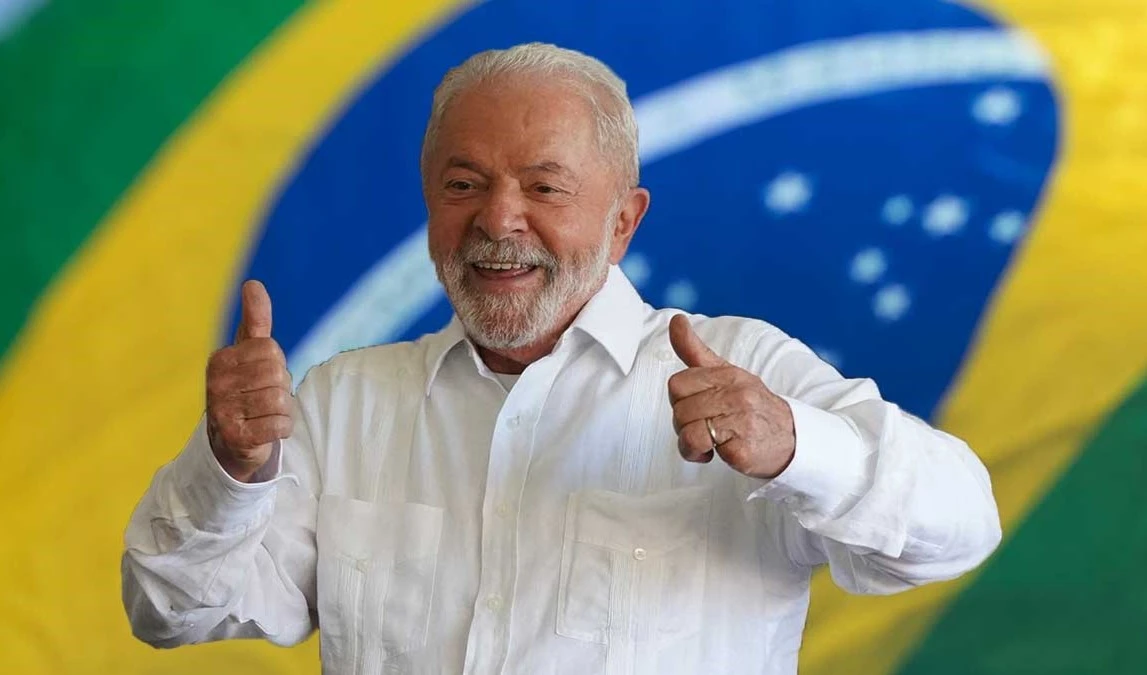Luiz Inácio Lula da Silva, presidente de Brasil. Luiz Inácio Lula da Silva, presidente de Brasil.