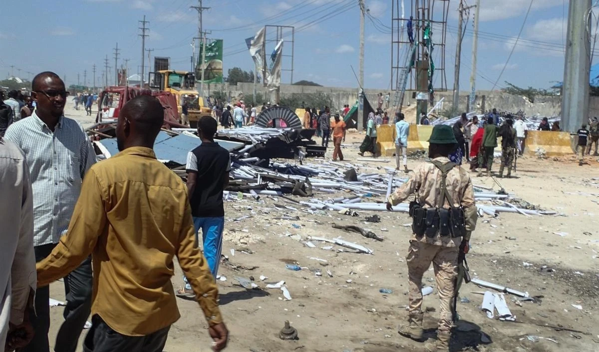 Explosiones simultáneas en Somalia.