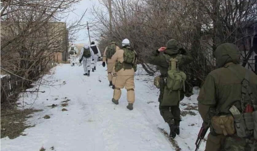 Bakhmutskoye se encuentra al sur de Soledar, cerca de Artemovsk.