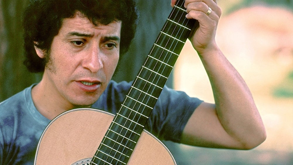 El cantante y luchador chileno Víctor Jara.