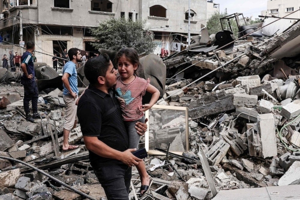 Los niños en Gaza sufren.