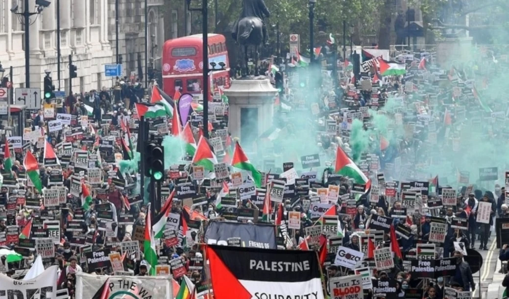 Estadounidenses rechazan agresión israelí a Gaza.