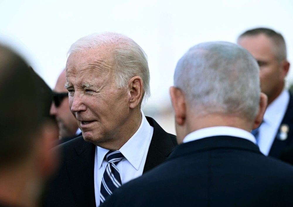 Joe Biden estuvo ocho horas en “Israel” para ratificarle su total apoyo. 