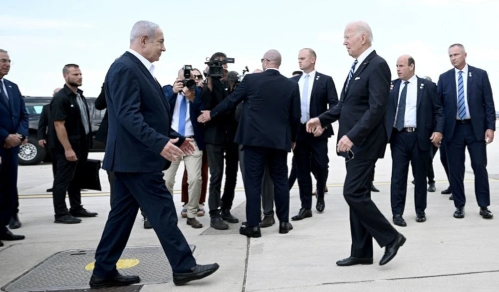 Arribo de Biden a Tel Aviv. Arribo de Biden a Tel Aviv.