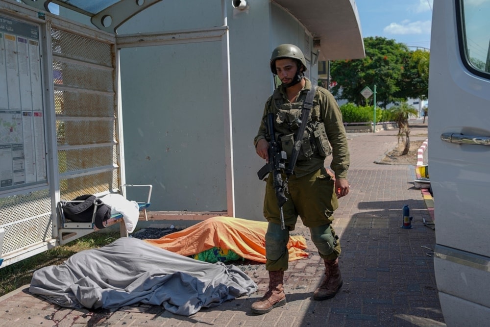 Israelíes muertos durante las acciones de la resistencia palestina.