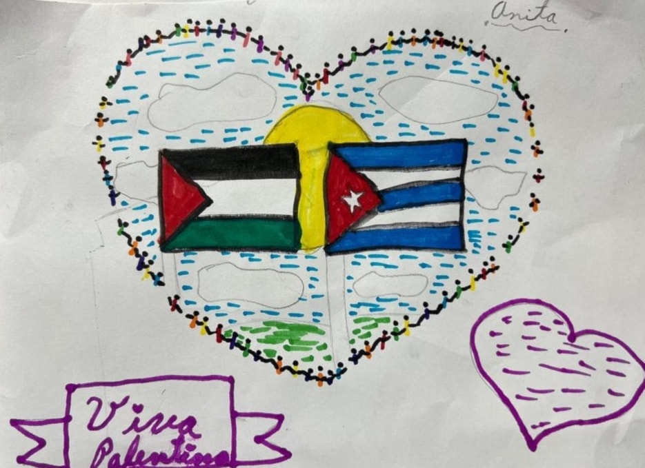 Carta a Palestina, palabras de una niña cubana